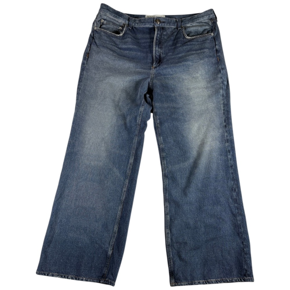 Rag & Bone New York Relaxed Jeans Mens 34 Blue Denim Medium Wash Straight Leg